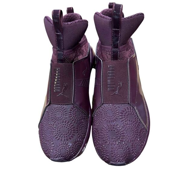 Puma Womens Fierce KRM Winetasting 18986602 Purple Running Shoes Sneakers Sz 8 - Picture 3 of 7